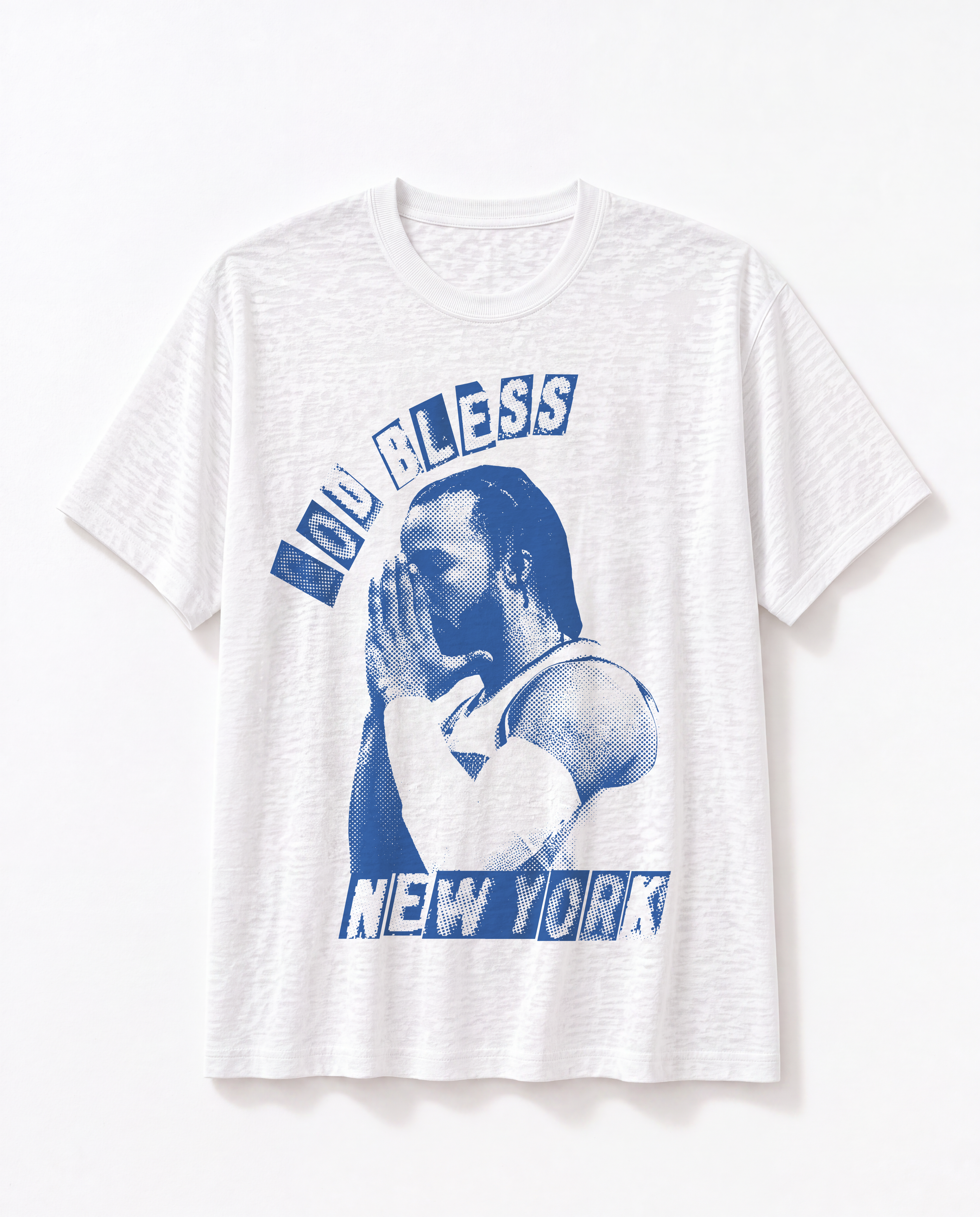 God Bless NY Burn-out Tee
