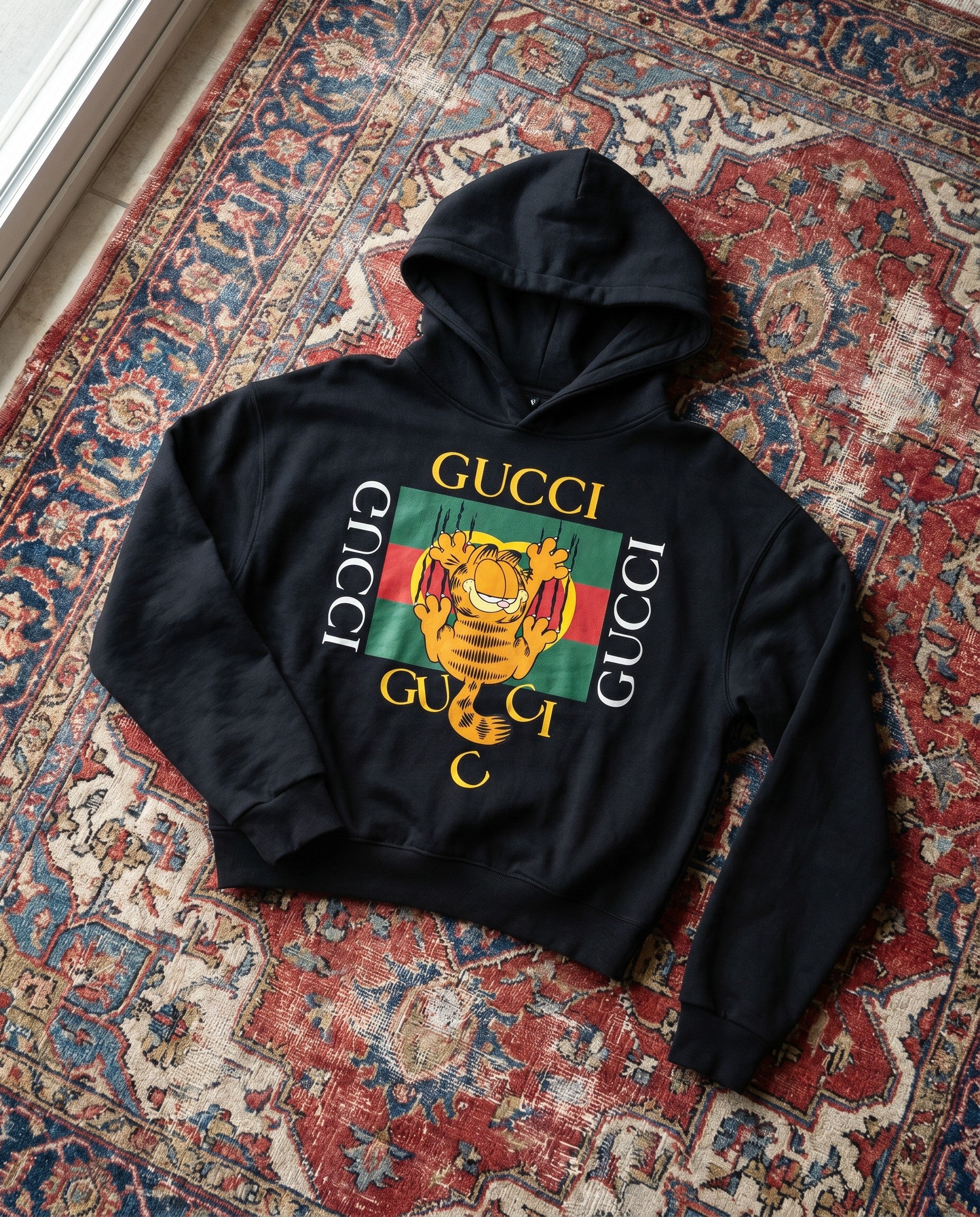 GG Cat Boxy Hoodie - Creative Flat