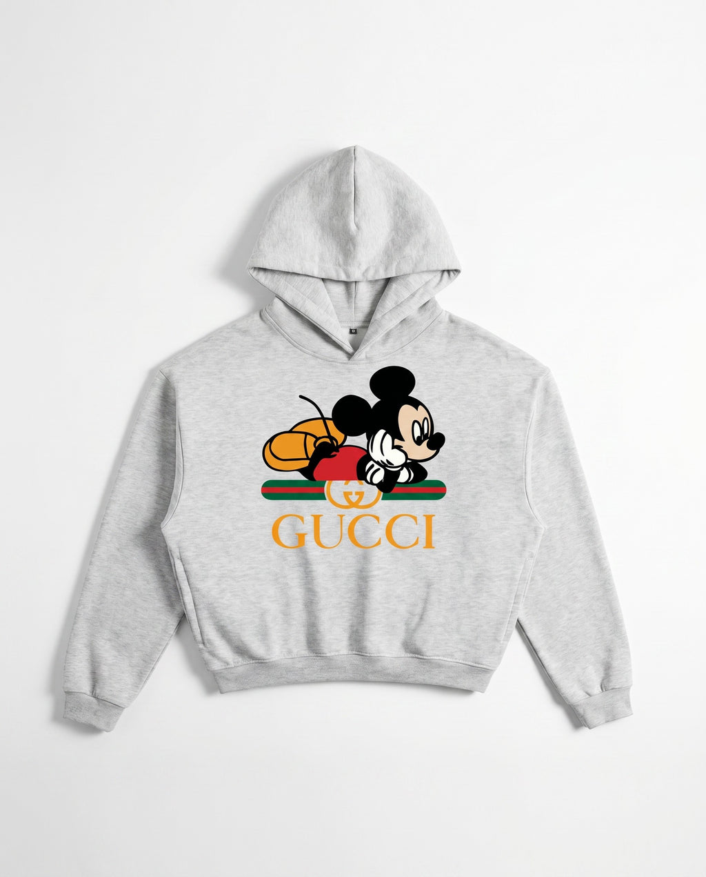 GG Mouse Boxy Hoodie - White Wall Product