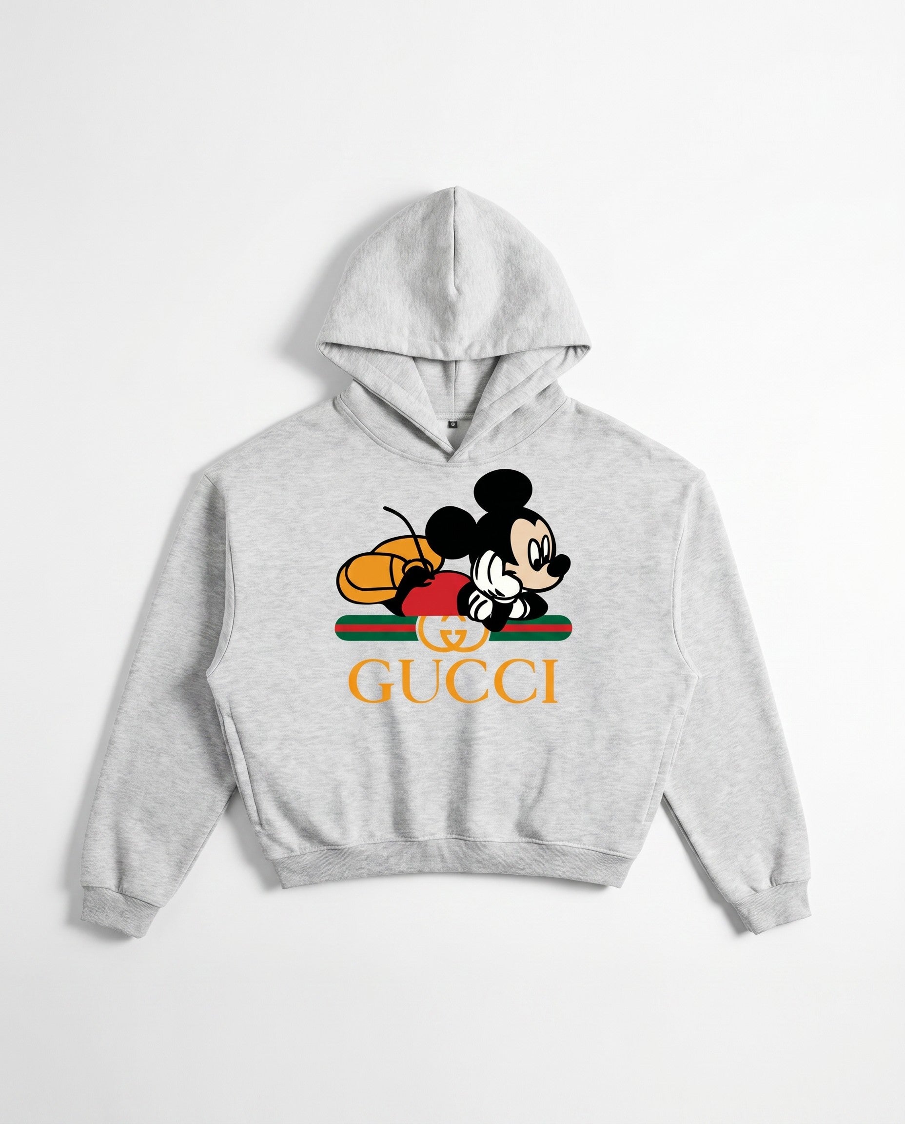 GG Mouse Boxy Hoodie - White Wall Product