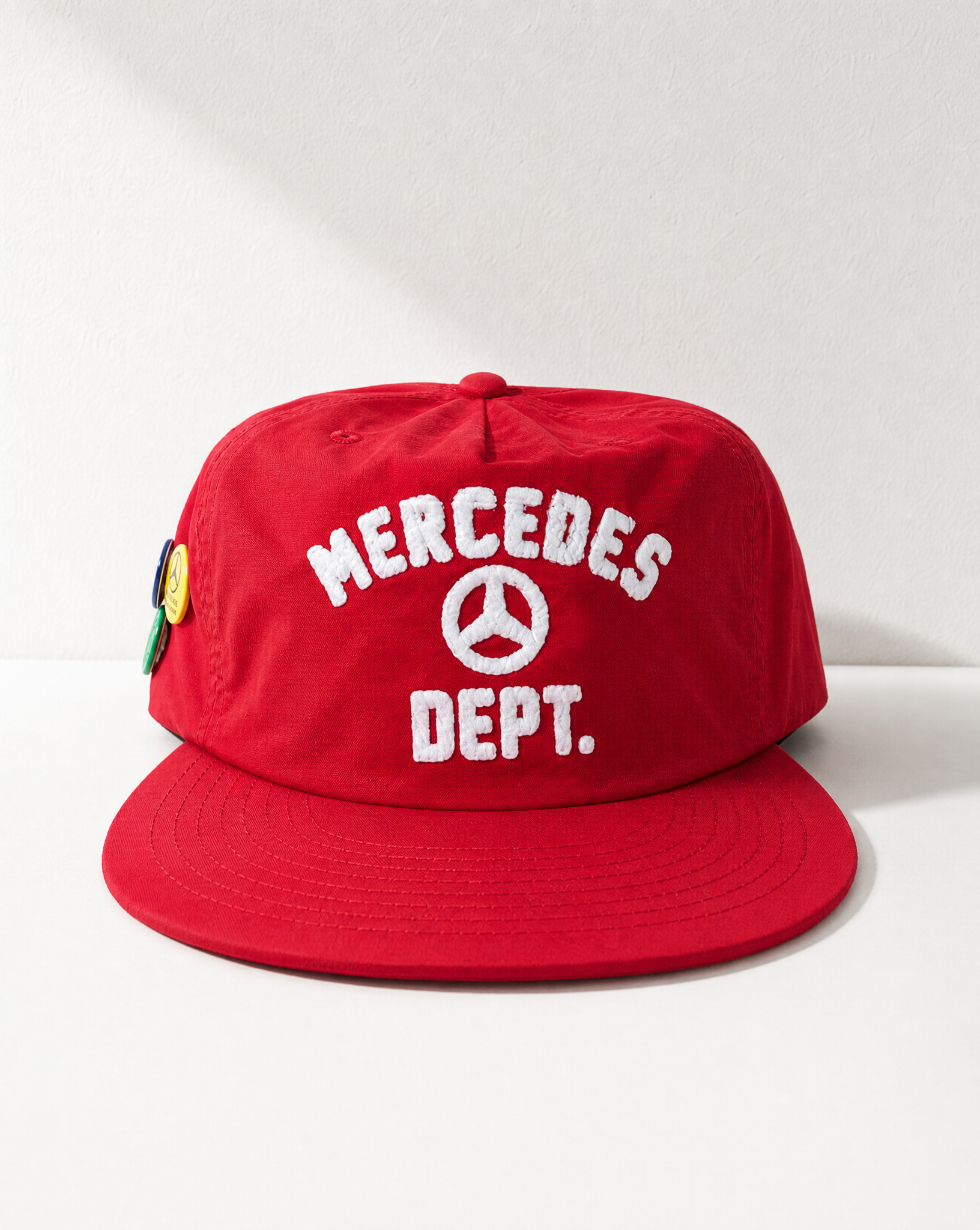 Merc Dept. Nylon Hat in Red