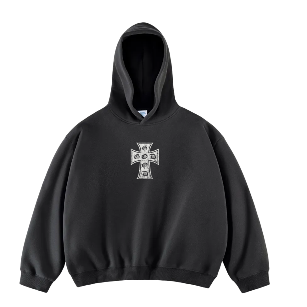God is Good Hoodie in Black