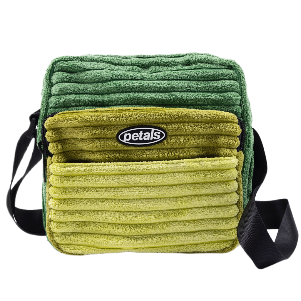 Jumbo Cords Shoulder Bag in Multi-Green
