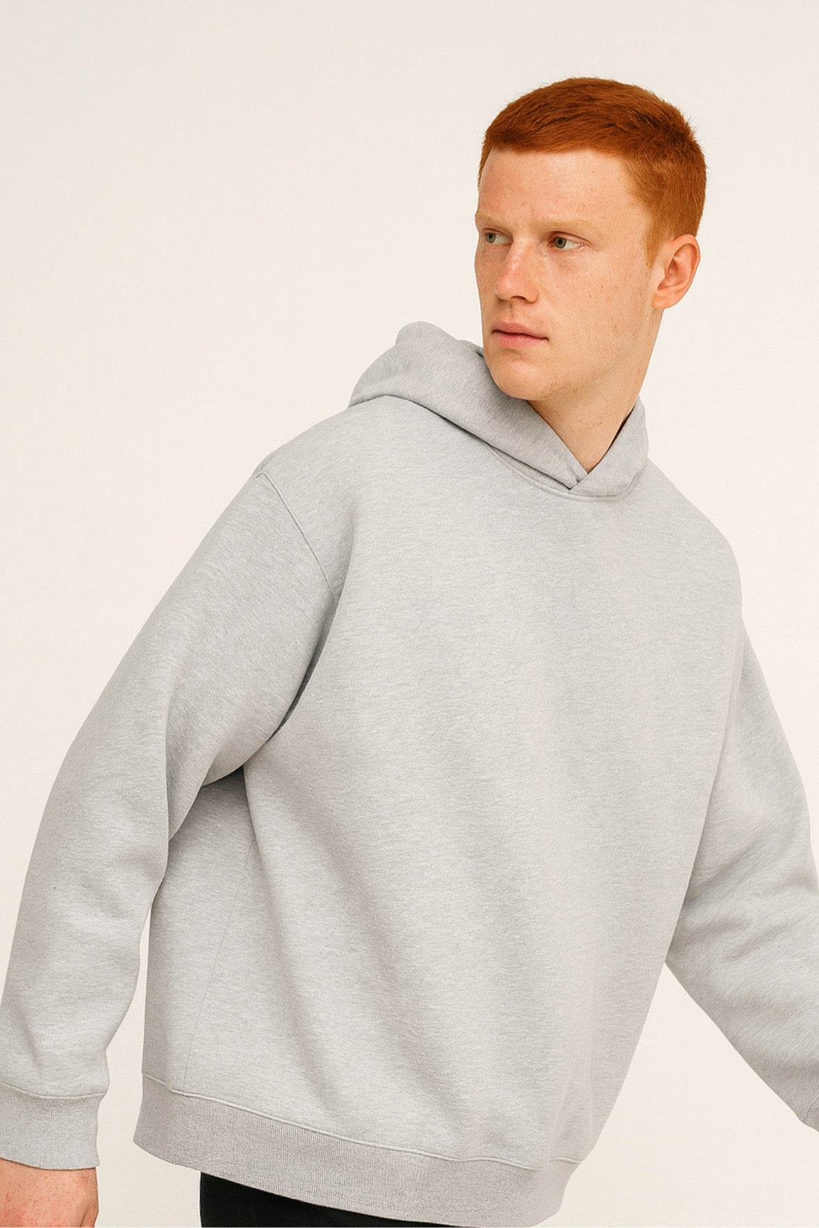 CORE: 420 GSM Box Hoodie in Grey
