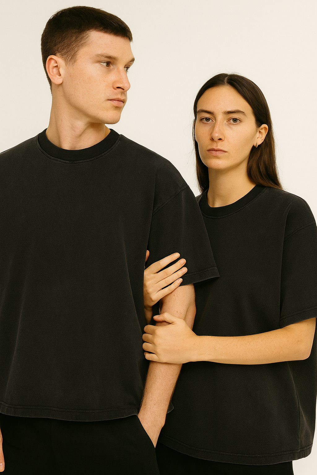 CORE: Enzyme Treated Tee in Black