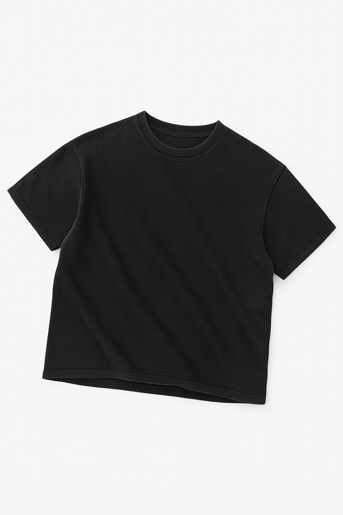 CORE: Enzyme Treated Tee in Black