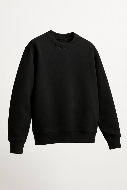 CORE: 420 GSM Crewneck in Black