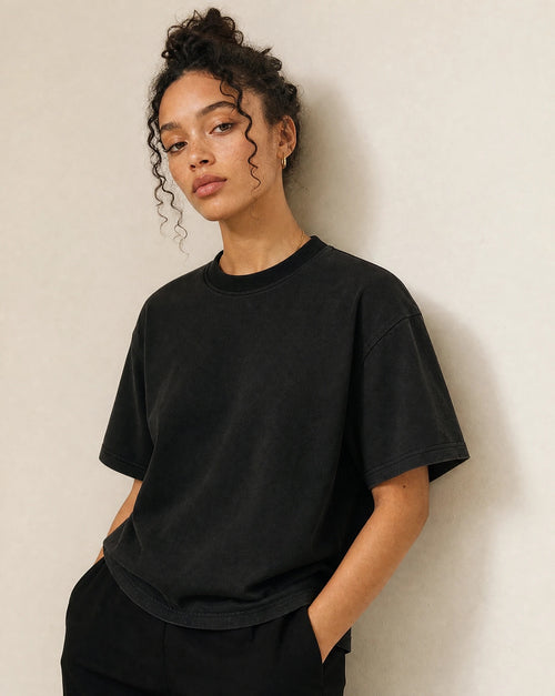 CORE: Enzyme Treated Tee in Black