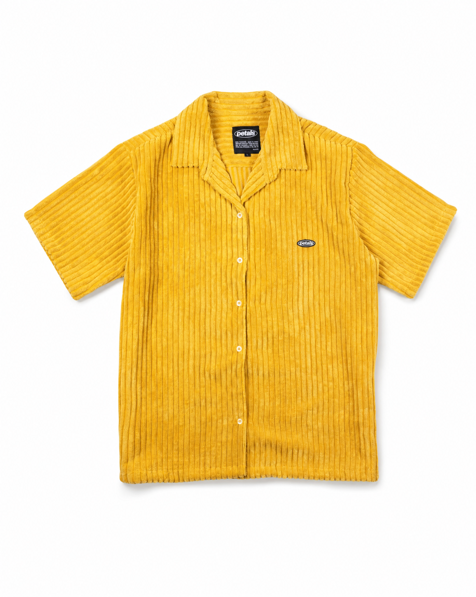 Jumbo Cords Button-Up in Mustard