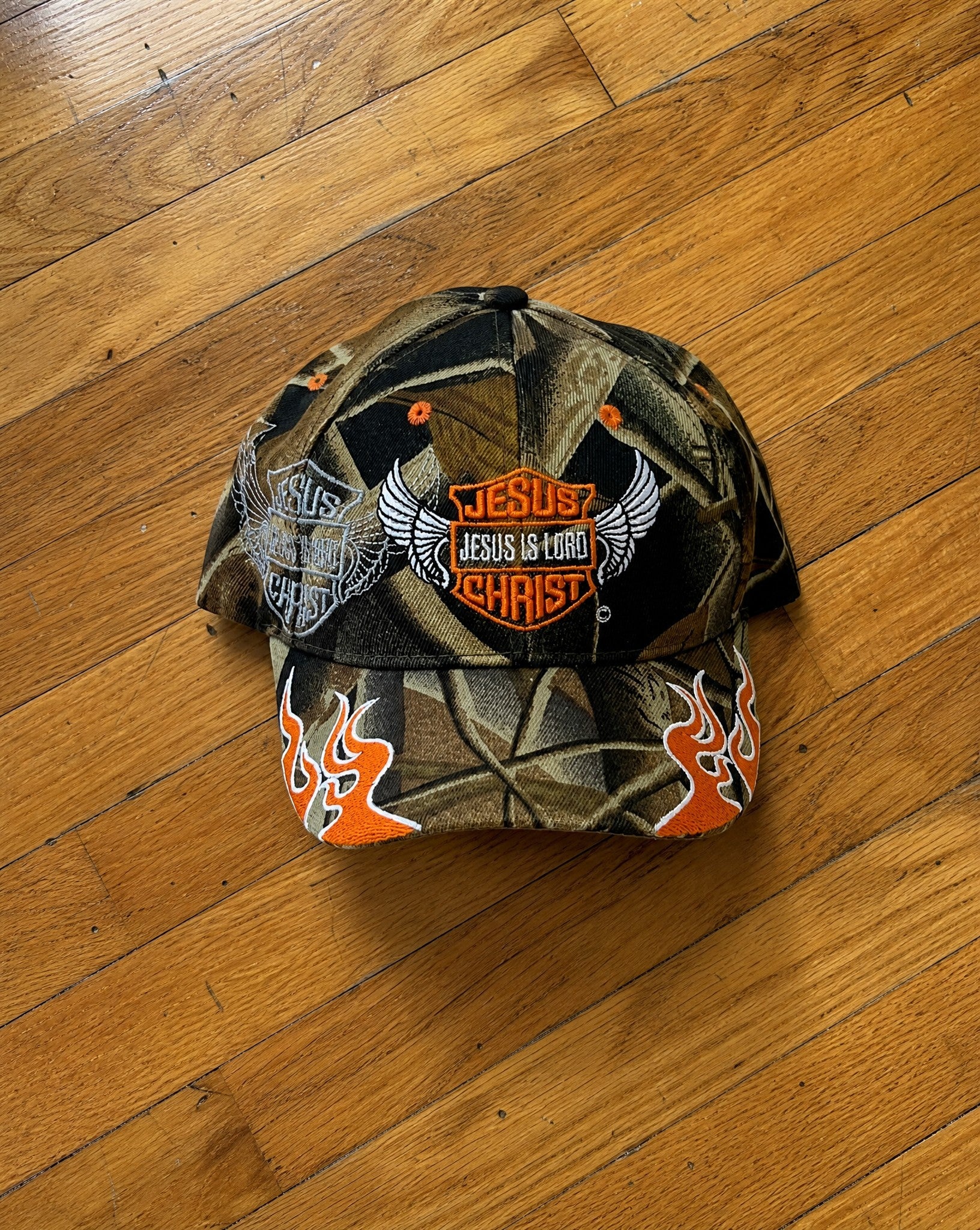 Jesus Is Lord Camo Hat - Creative Flat