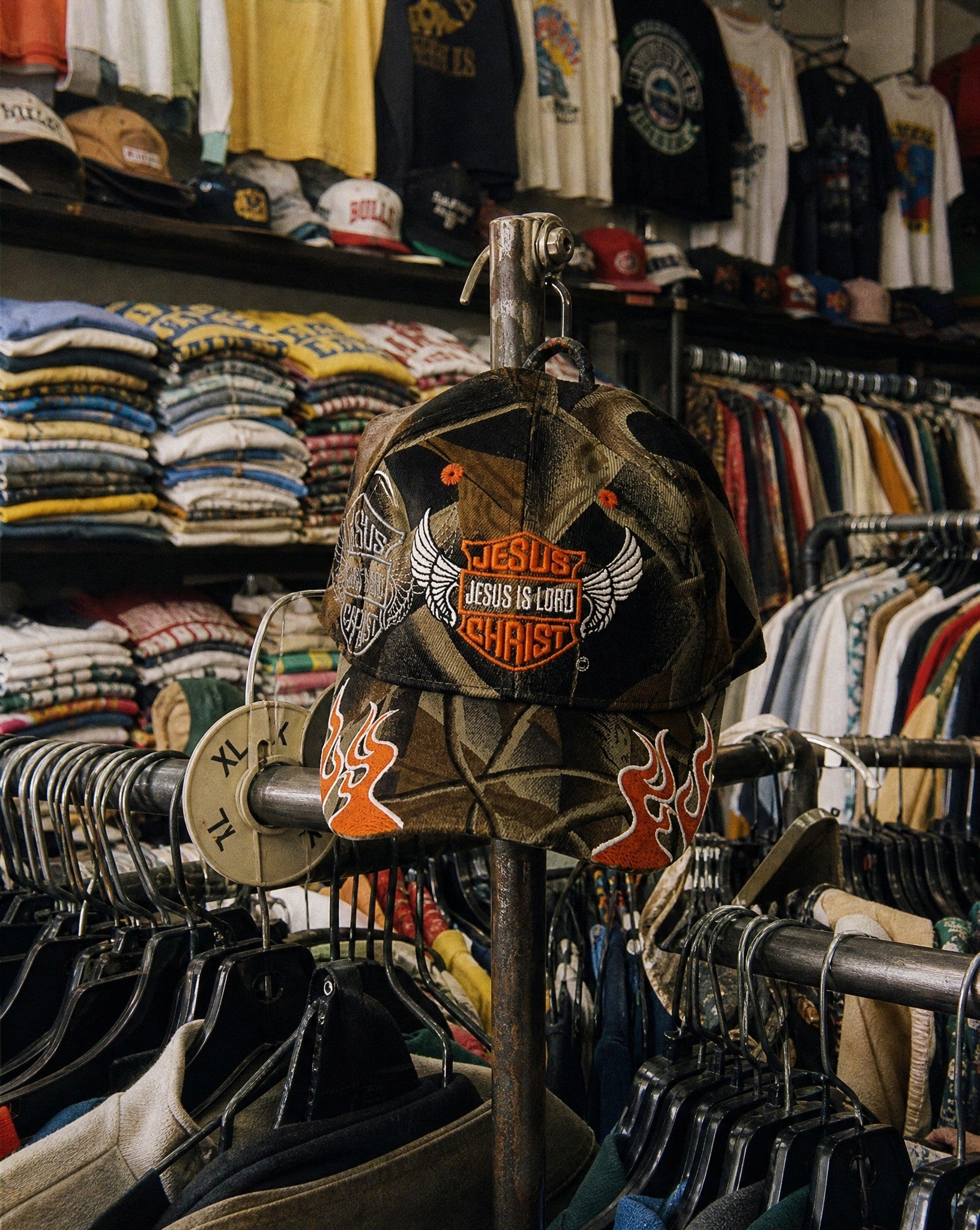 Jesus Is Lord Camo Hat - Creative Flat