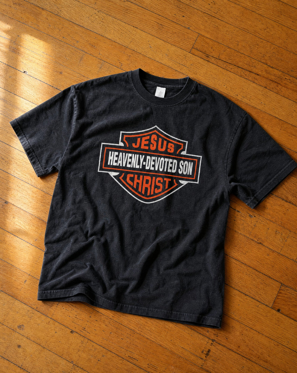 Jesus MC Enzyme Washed Tee - Creative Flat