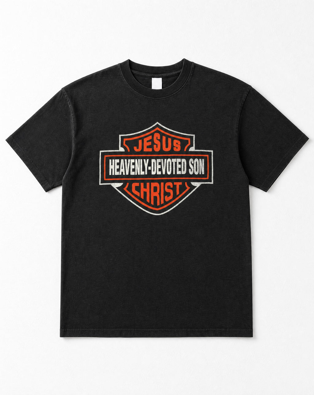 Jesus MC Enzyme Washed Tee - White Wall Product