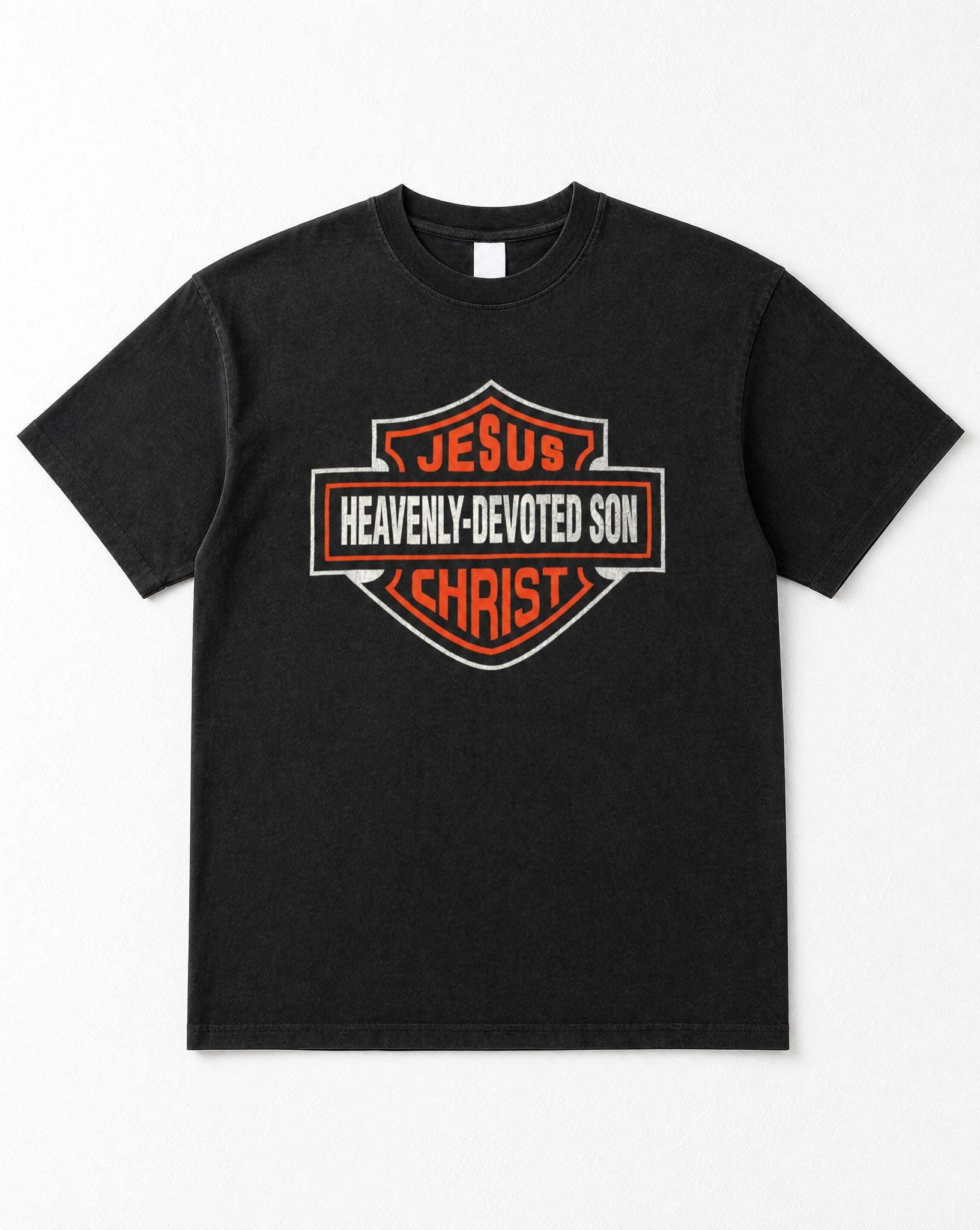 Jesus MC Enzyme Washed Tee - White Wall Product