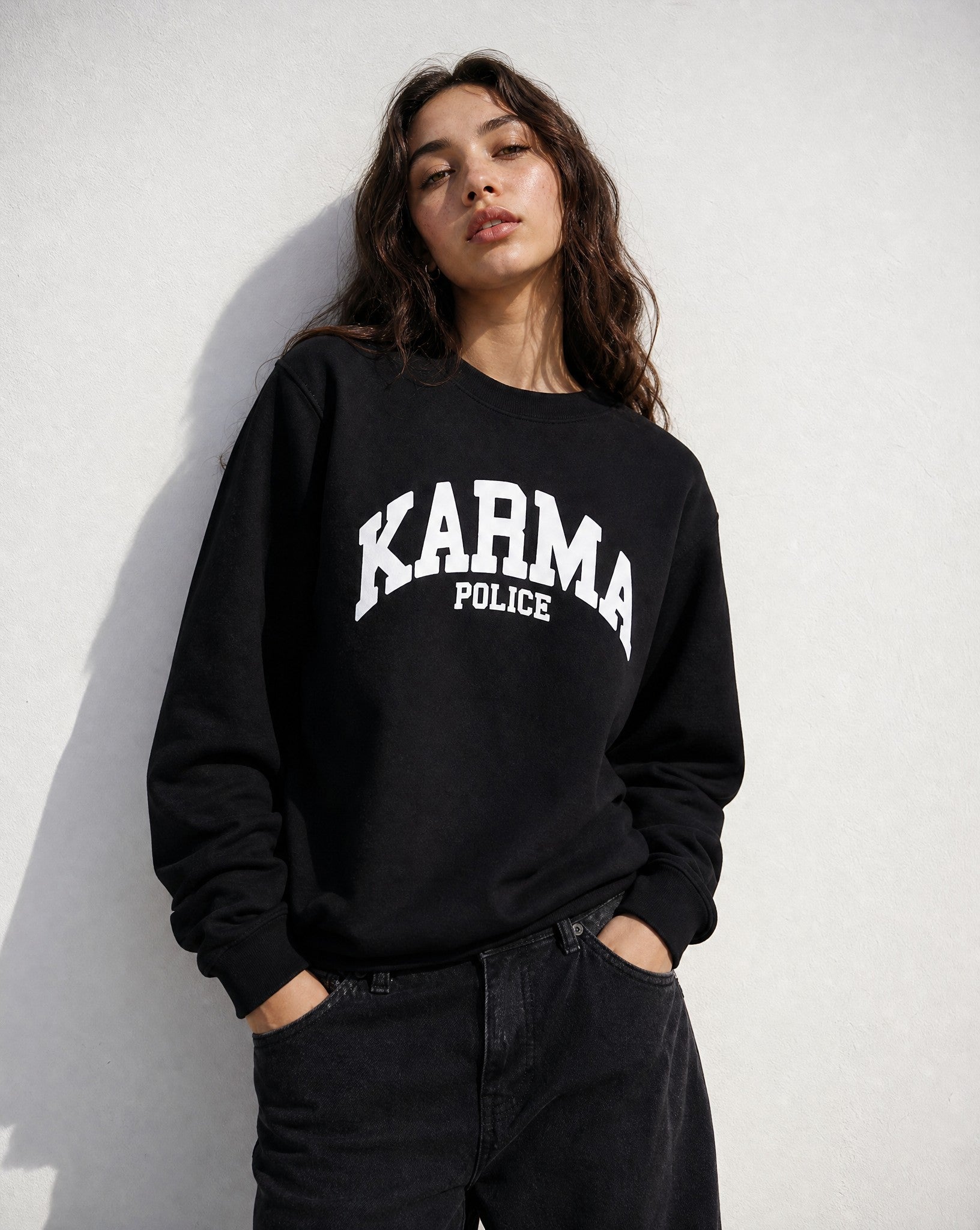Karma Police Sweatshirt - Editorial Image