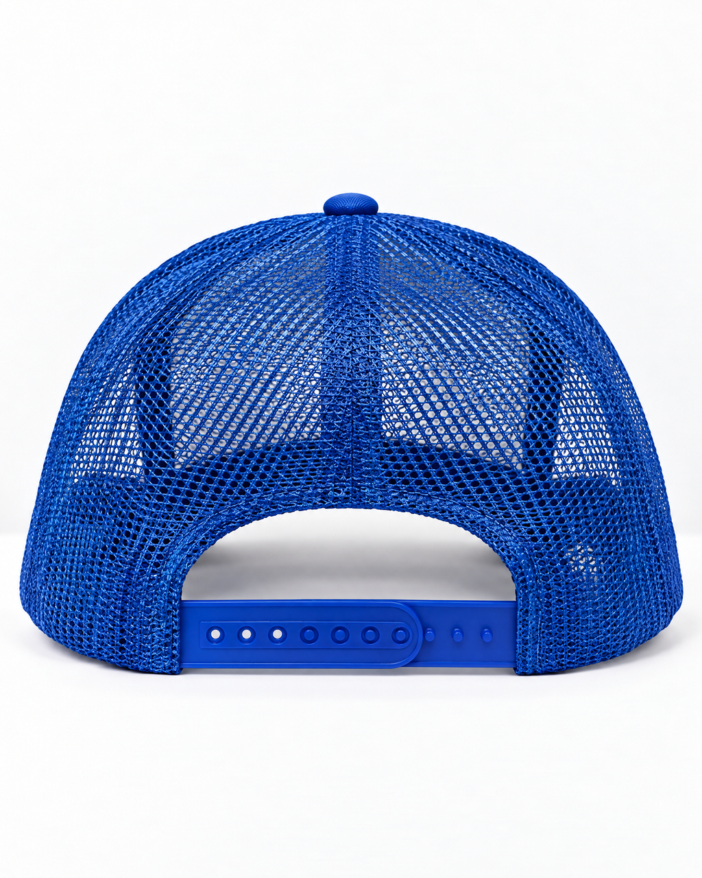 Inflated LA Trucker Hat in Royal Blue