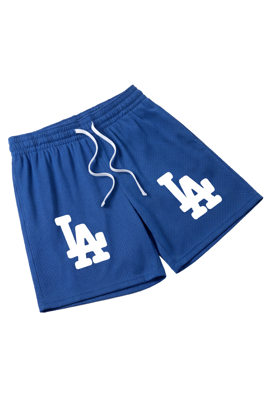LA Bootleg Mesh Shorts in Blue