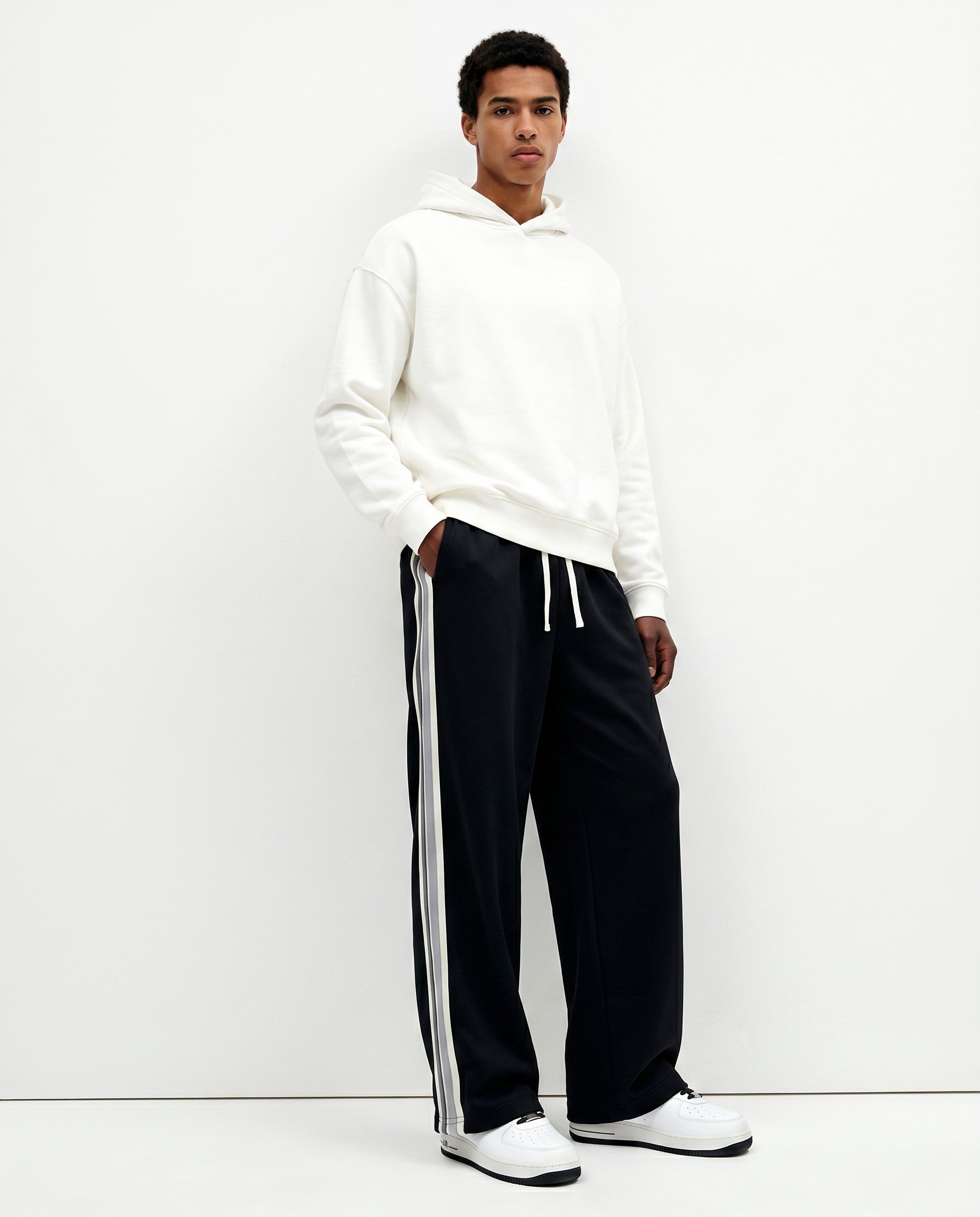 Line Pants in Black - Editorial Image
