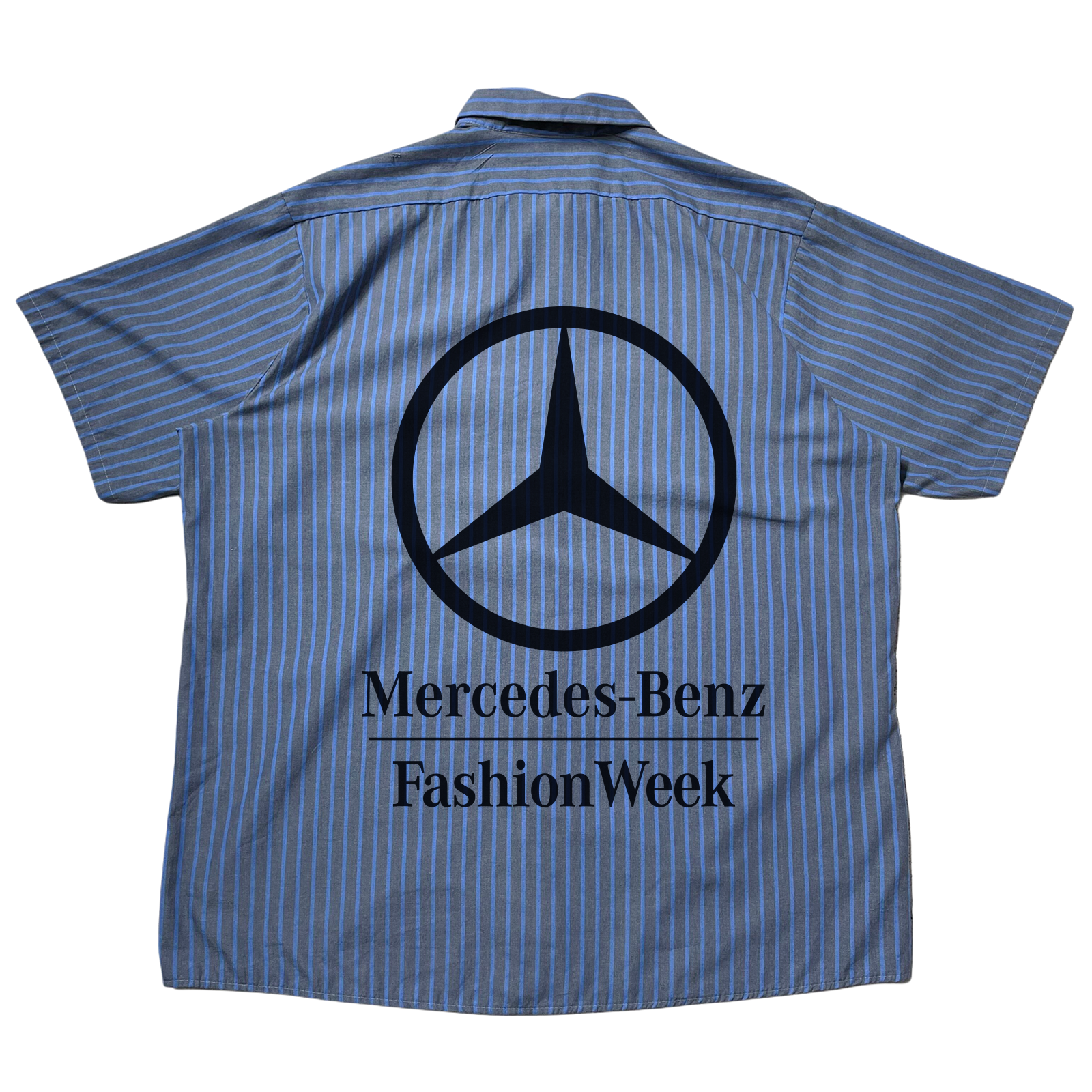 mercedes benz dress shirt Formula 1 (F1) Racing Team Mercedes-Benz Short Sleeve Button Shirt - Size (L)