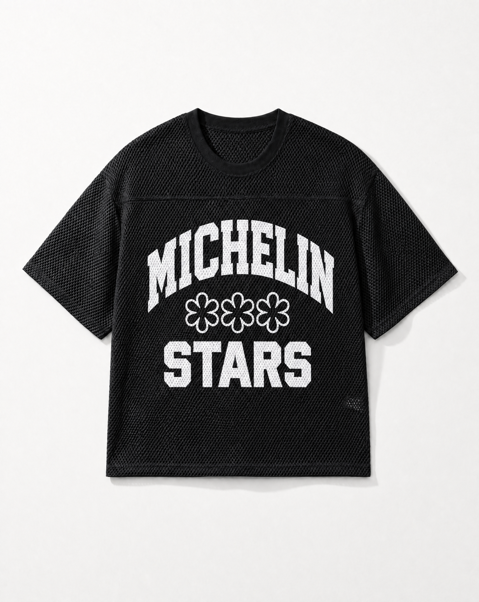 Michelin Mesh Tee in Black