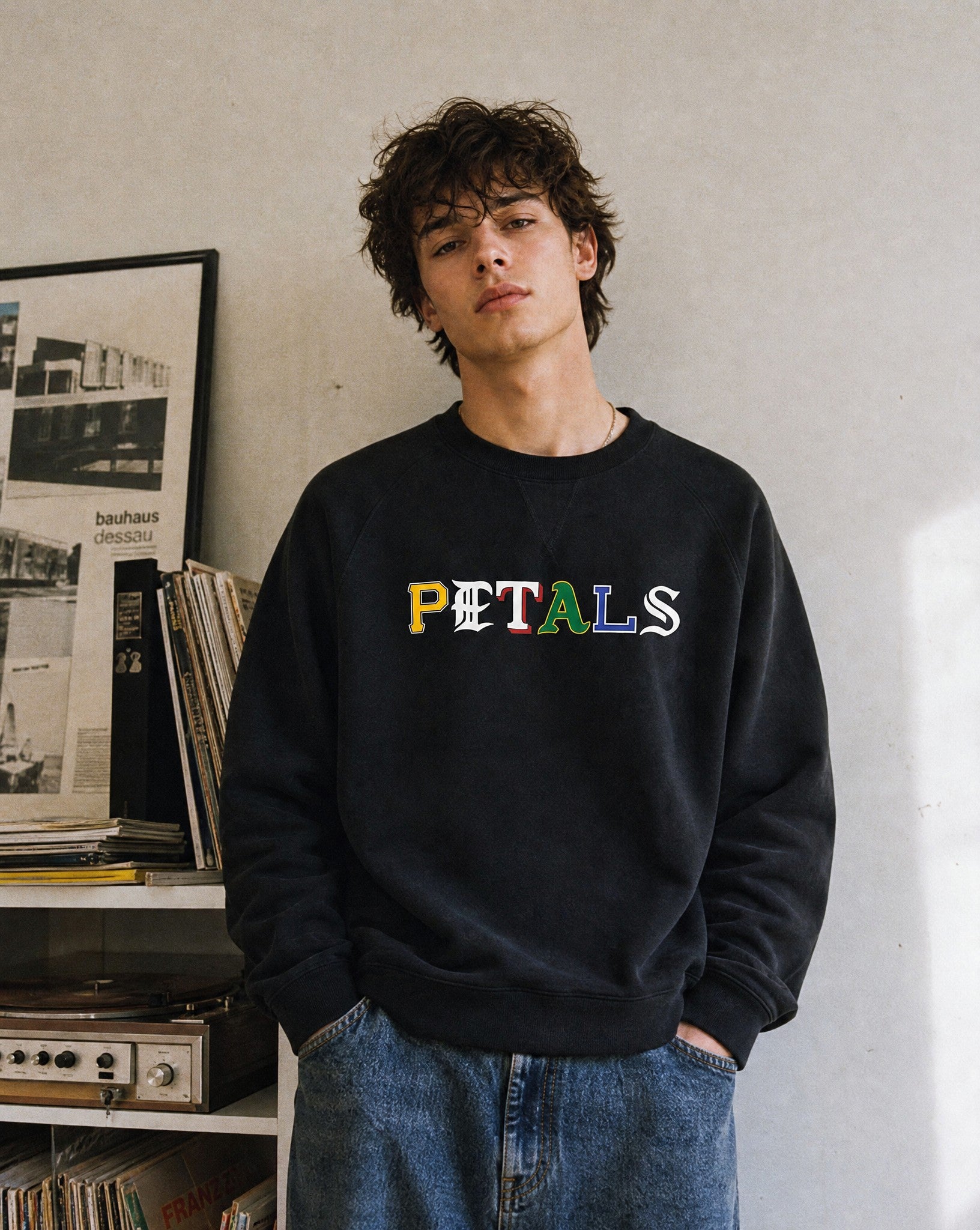 Major Heavyweight Dolman Sweater - Lifestyle Image