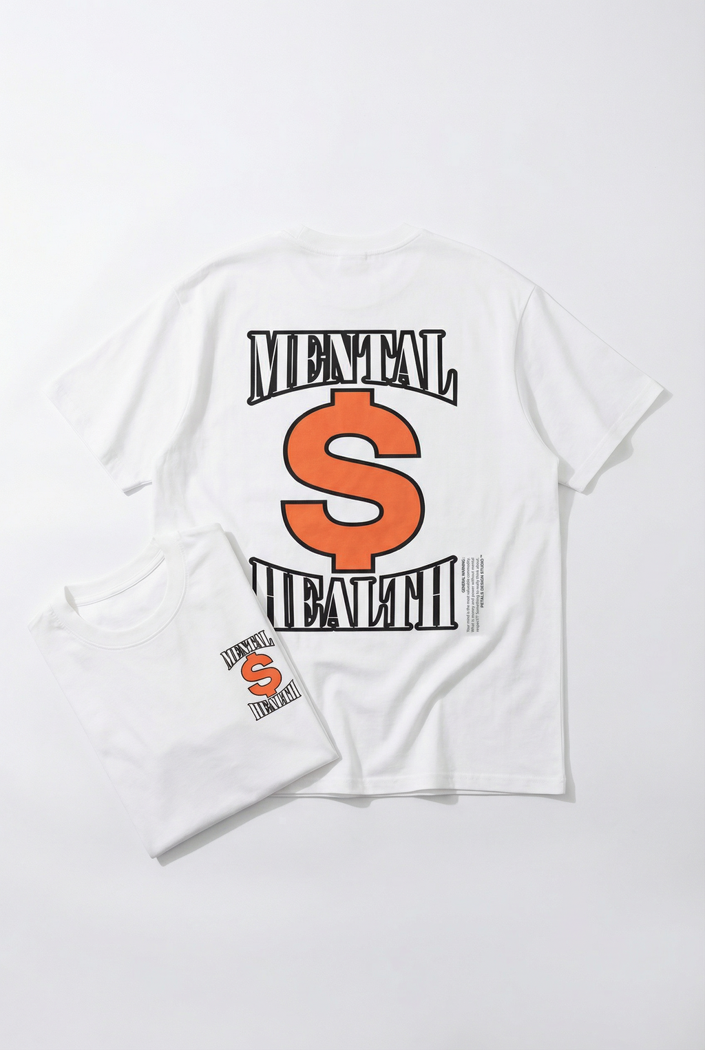 Mental Money Tee in White