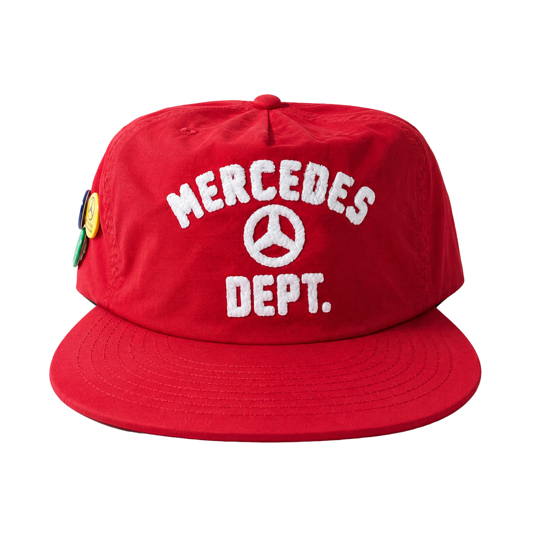 Merc Dept. Nylon Hat in Red