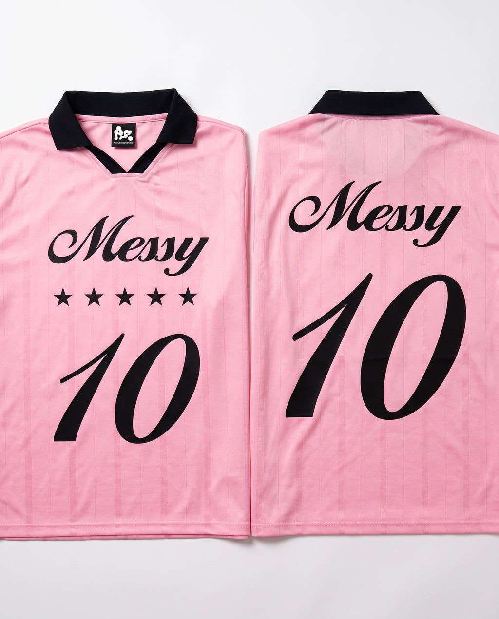 Messy Futbol Jersey in Pink
