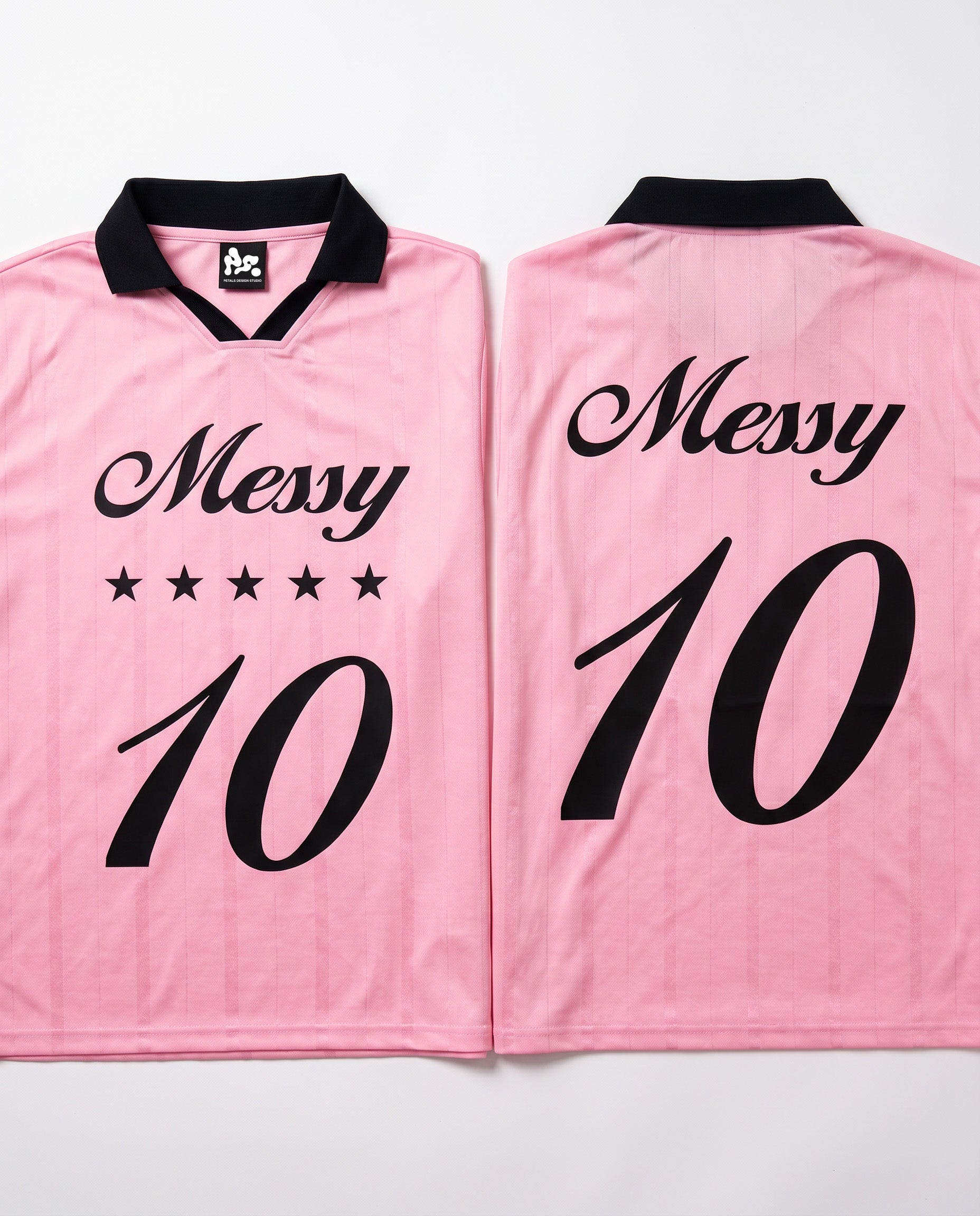Messy Futbol Jersey in Pink
