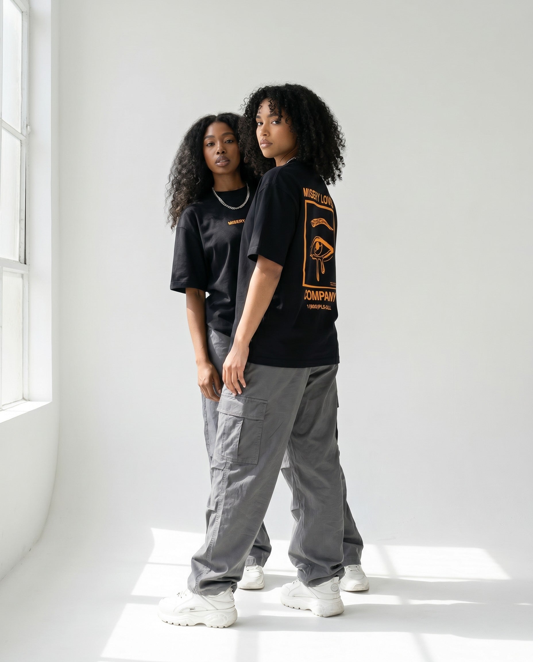 Misery Loves Co. Tee in Black - Editorial Image
