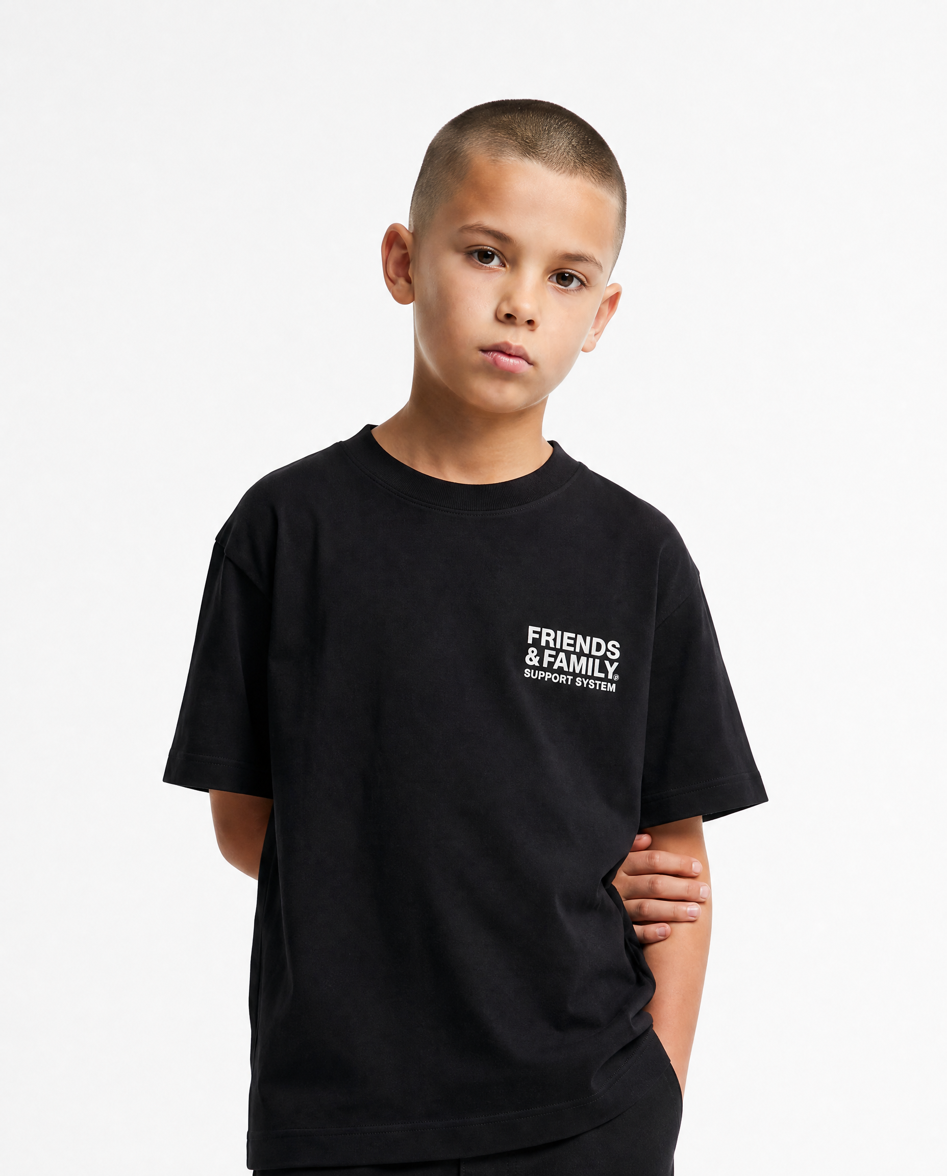 F&F *Youth Tee in Black