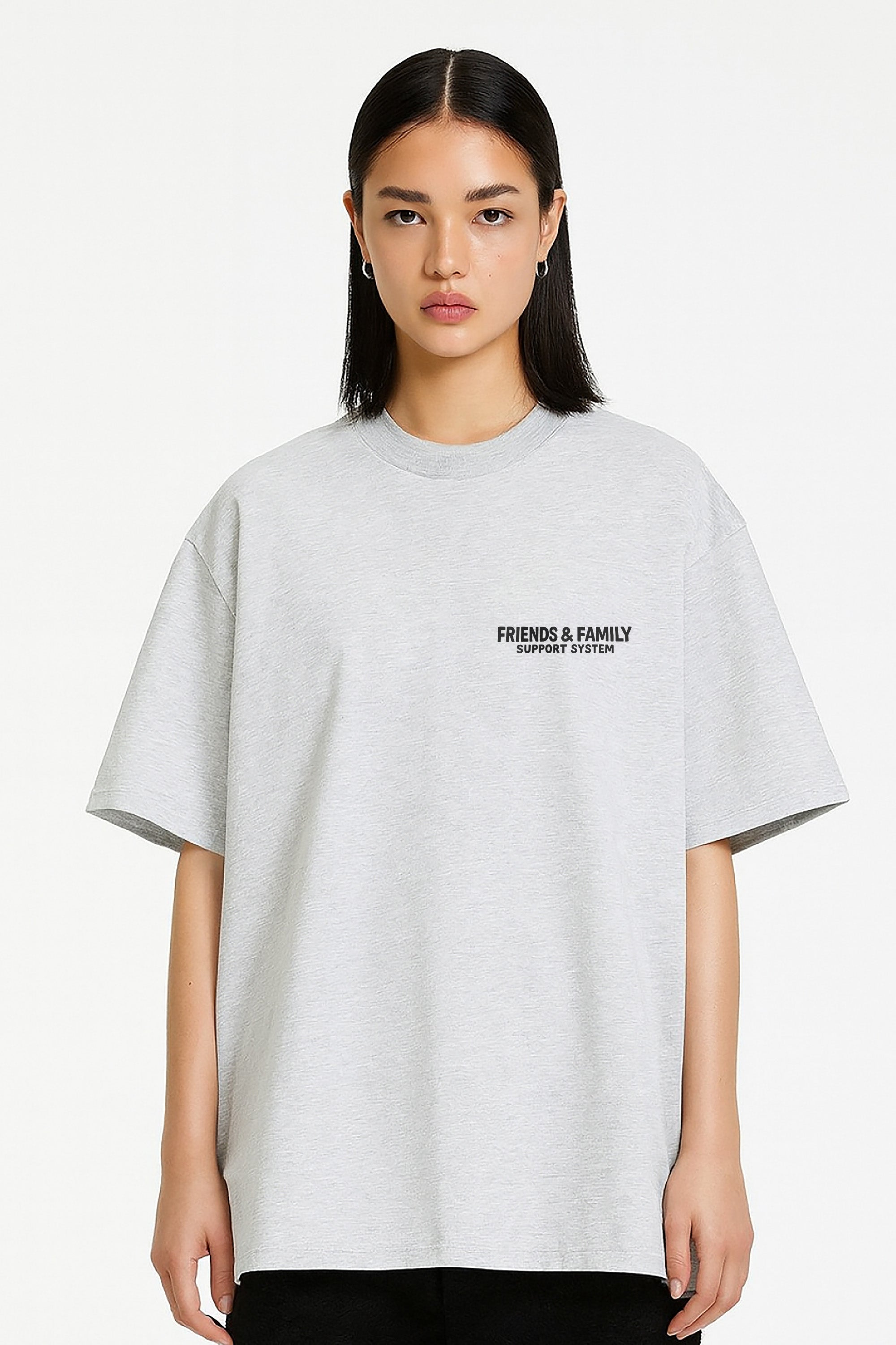 F&F Shop Tee in Ash Grey