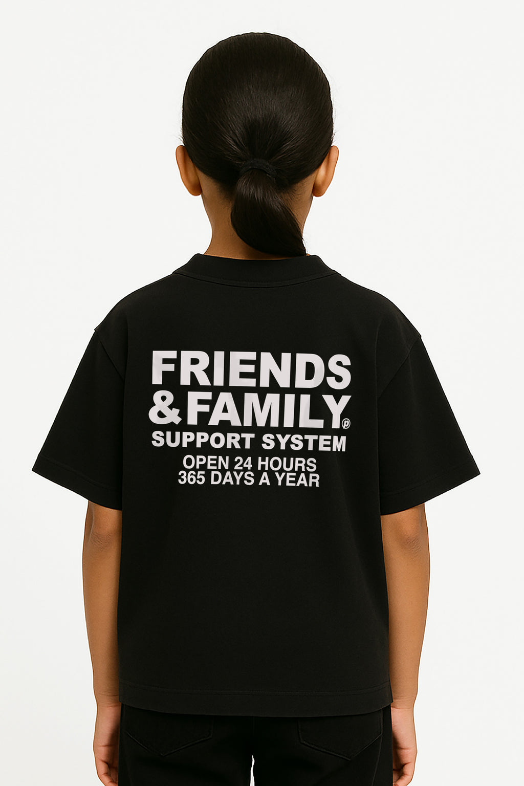 F&F *Youth Tee in Black