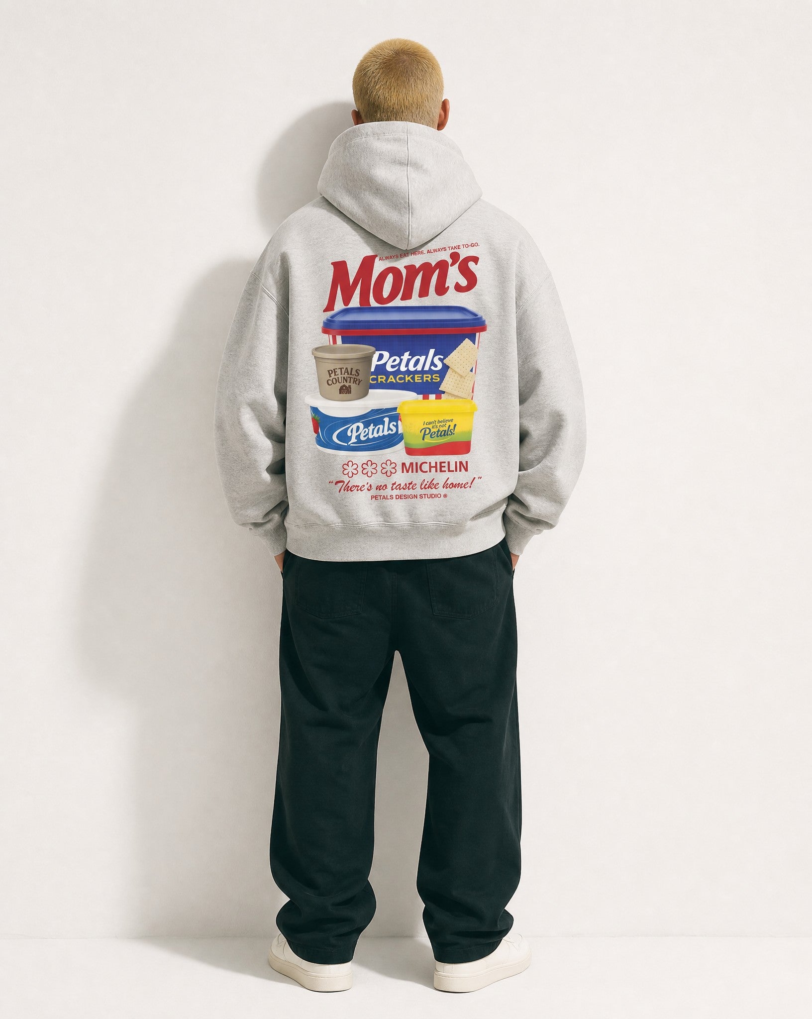 Mom's House Box Hoodie - Editorial Image
