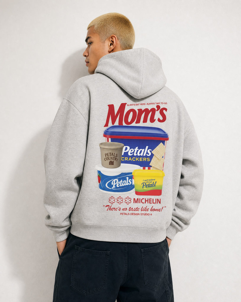 Mom's House Box Hoodie - Editorial Image