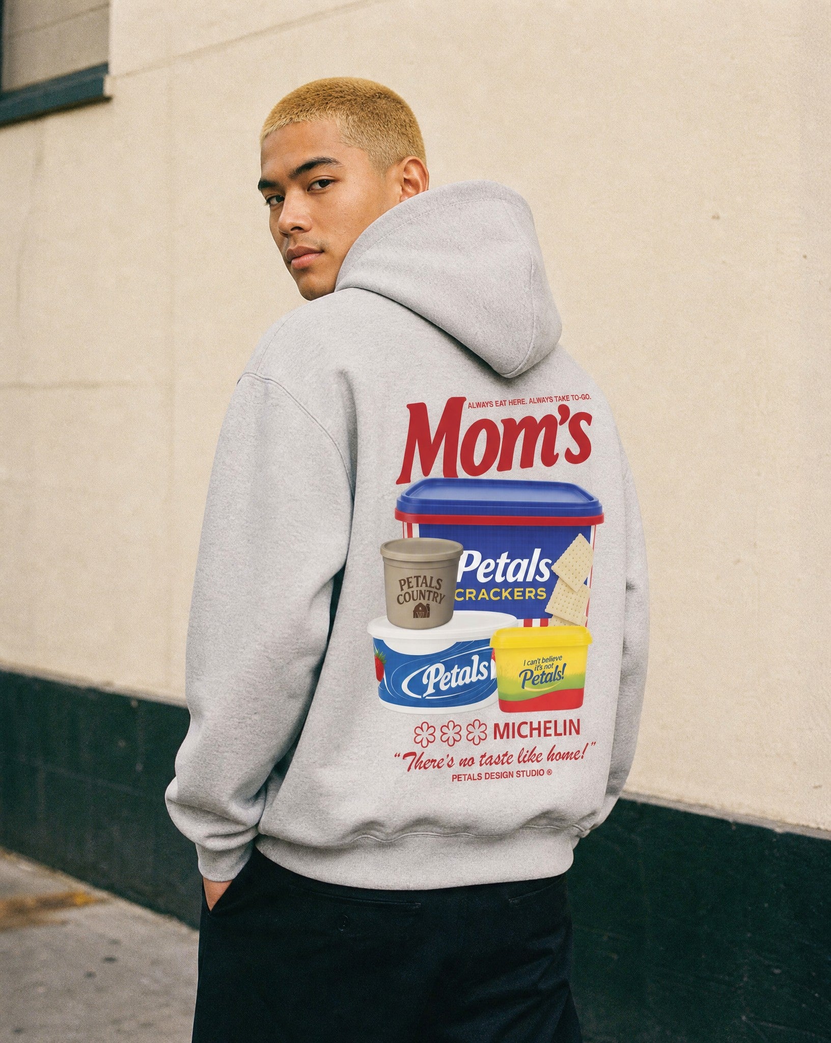 Mom's House Box Hoodie - Lifestyle Image