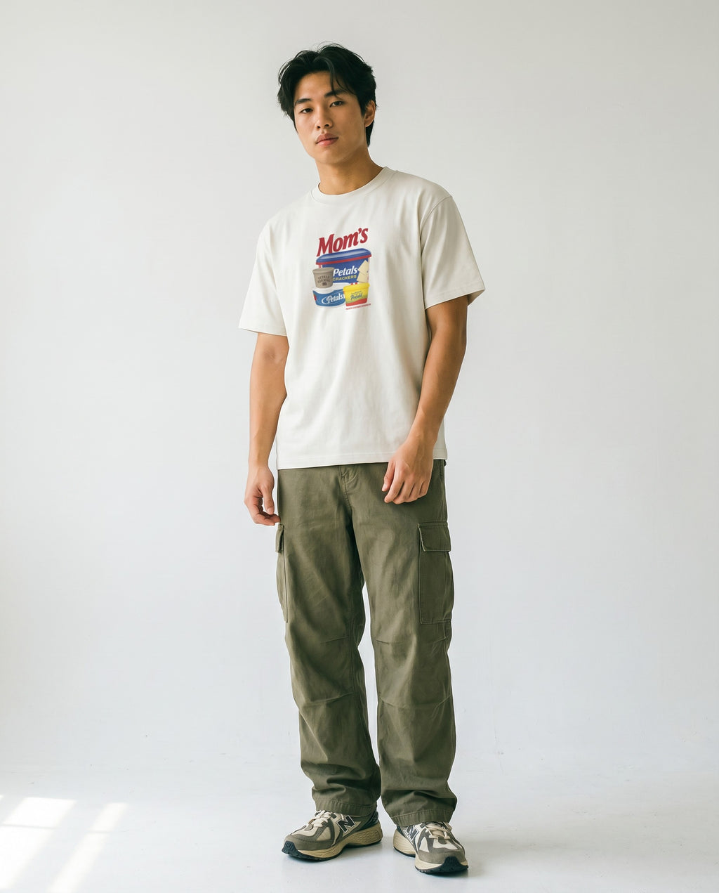 Mom's House Enzyme Treated Tee - Editorial Image