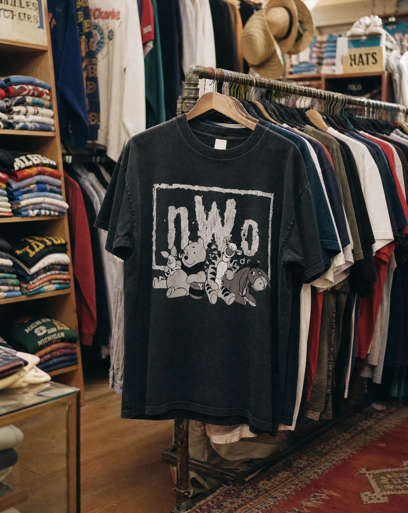 NWO Pooh Crew Tee - Creative Flat
