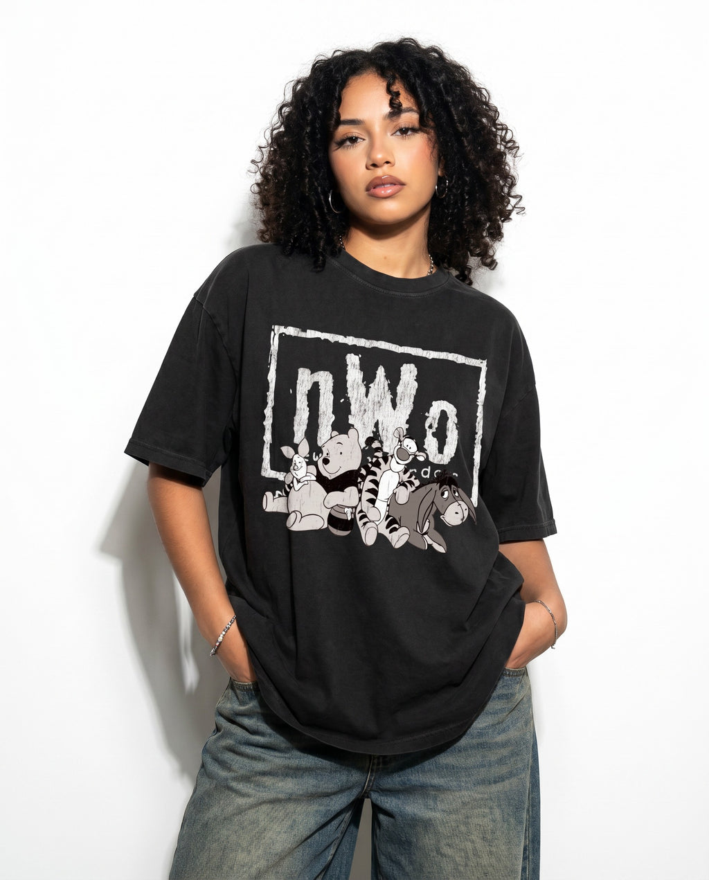 NWO Pooh Crew Tee - Editorial Image