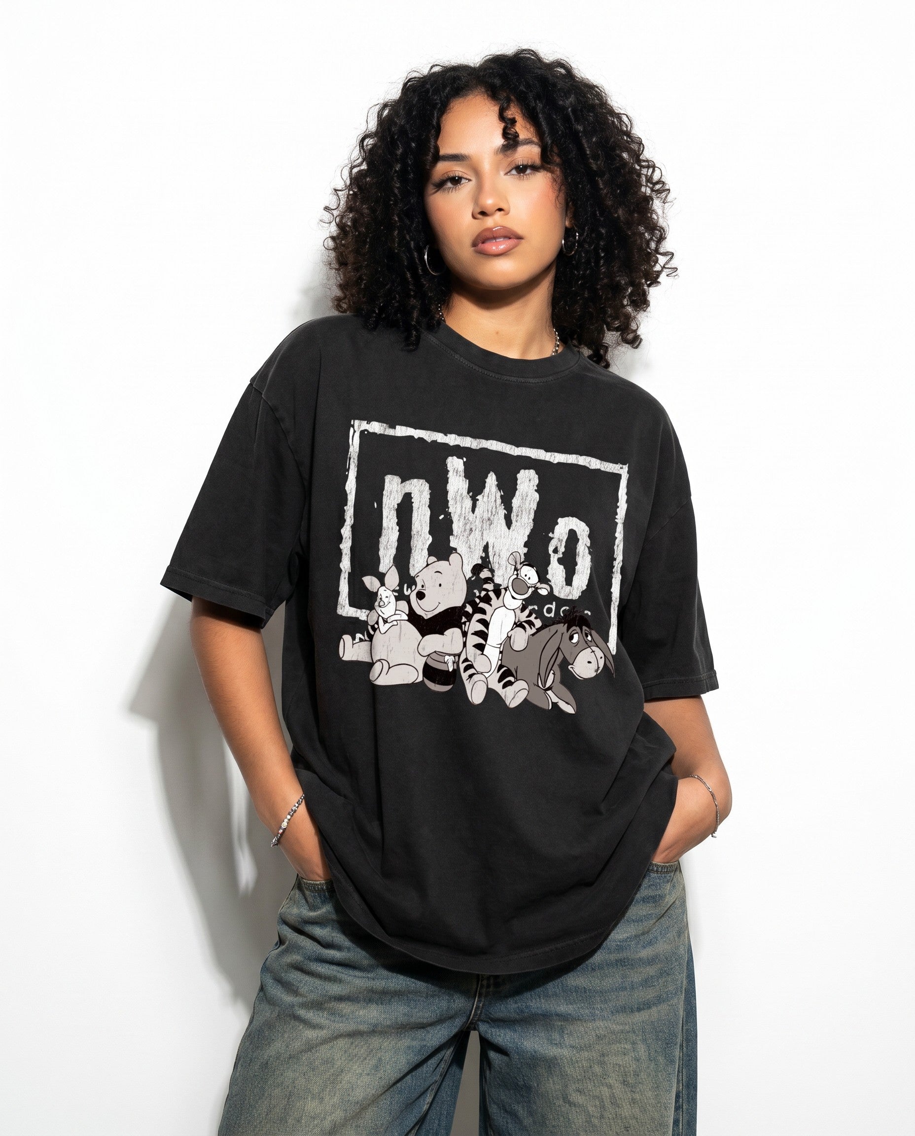 NWO Pooh Crew Tee - Editorial Image