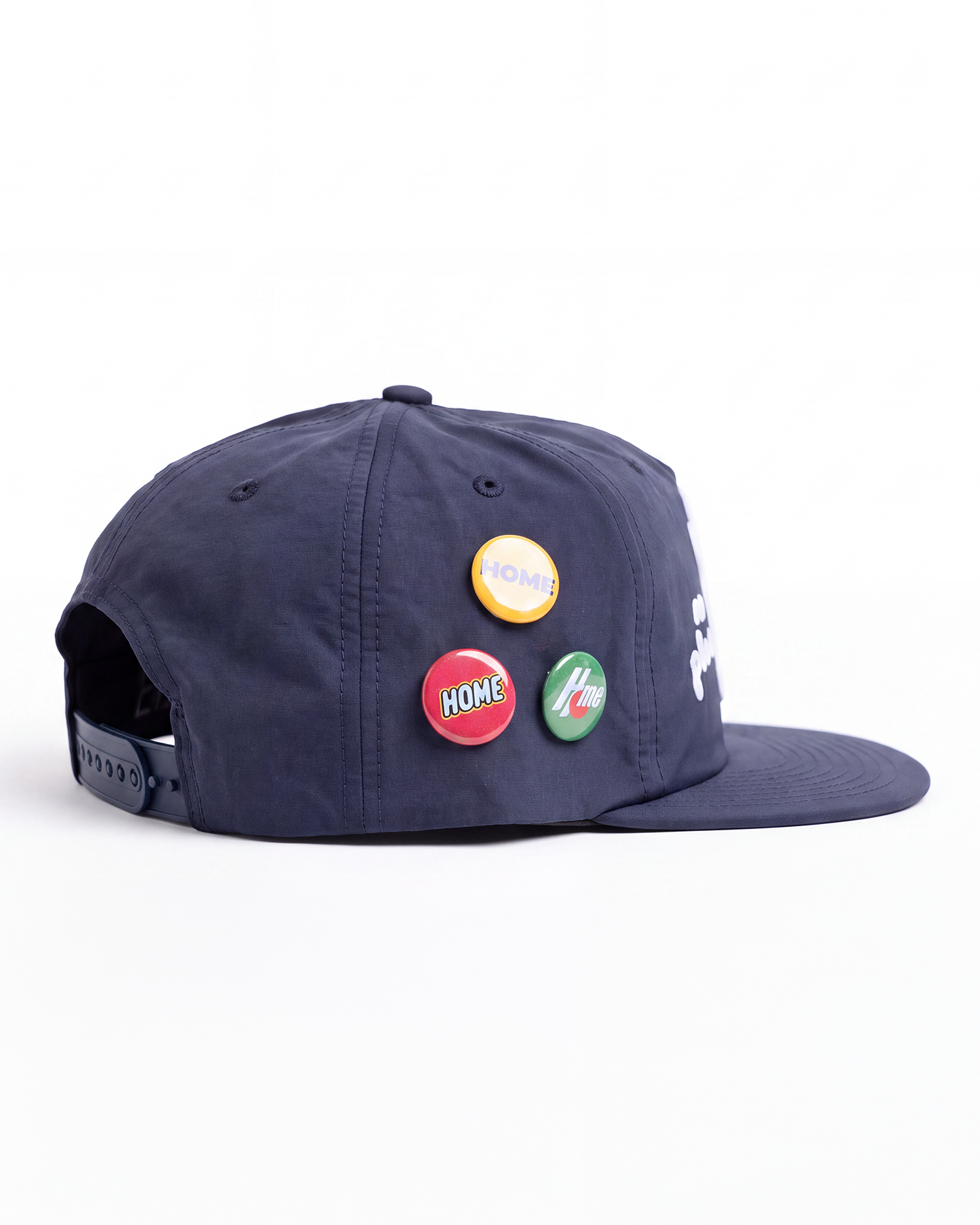 No Place Like NY Nylon Hat in Navy