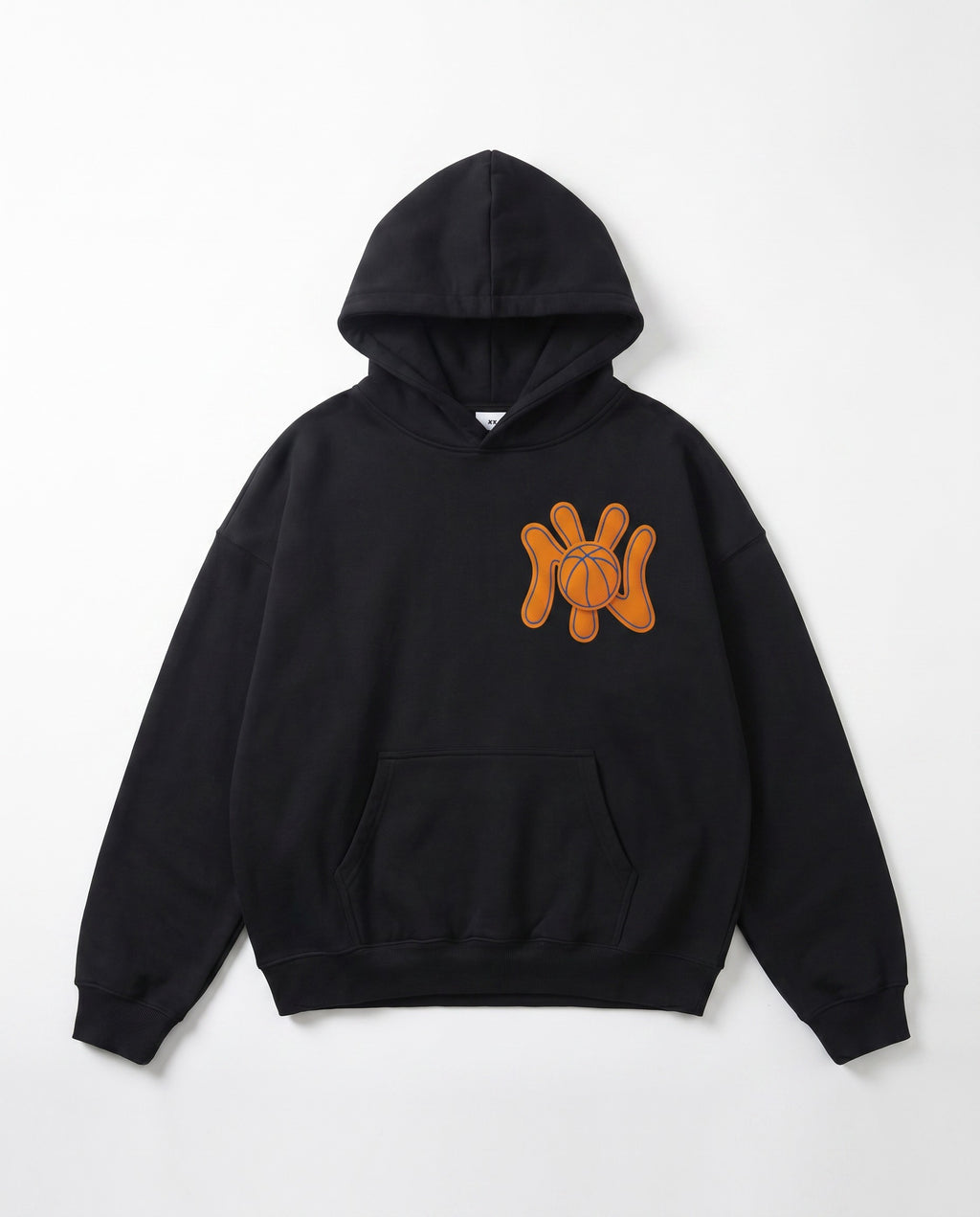 NY Ball Hoodie in Black - White Wall Product