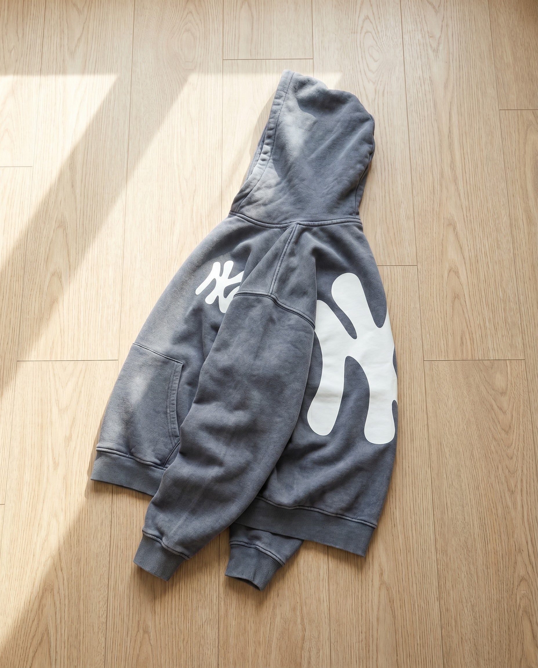 NY Bootleg Vintage Washed Hoodie - Creative Flat