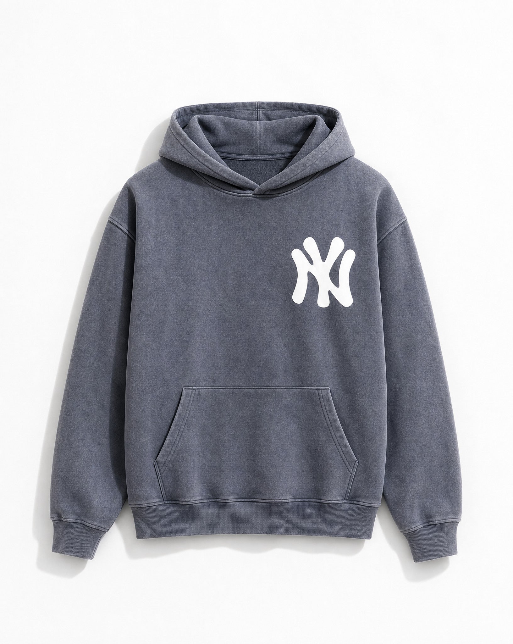 NY Bootleg Vintage Washed Hoodie - White Wall Product