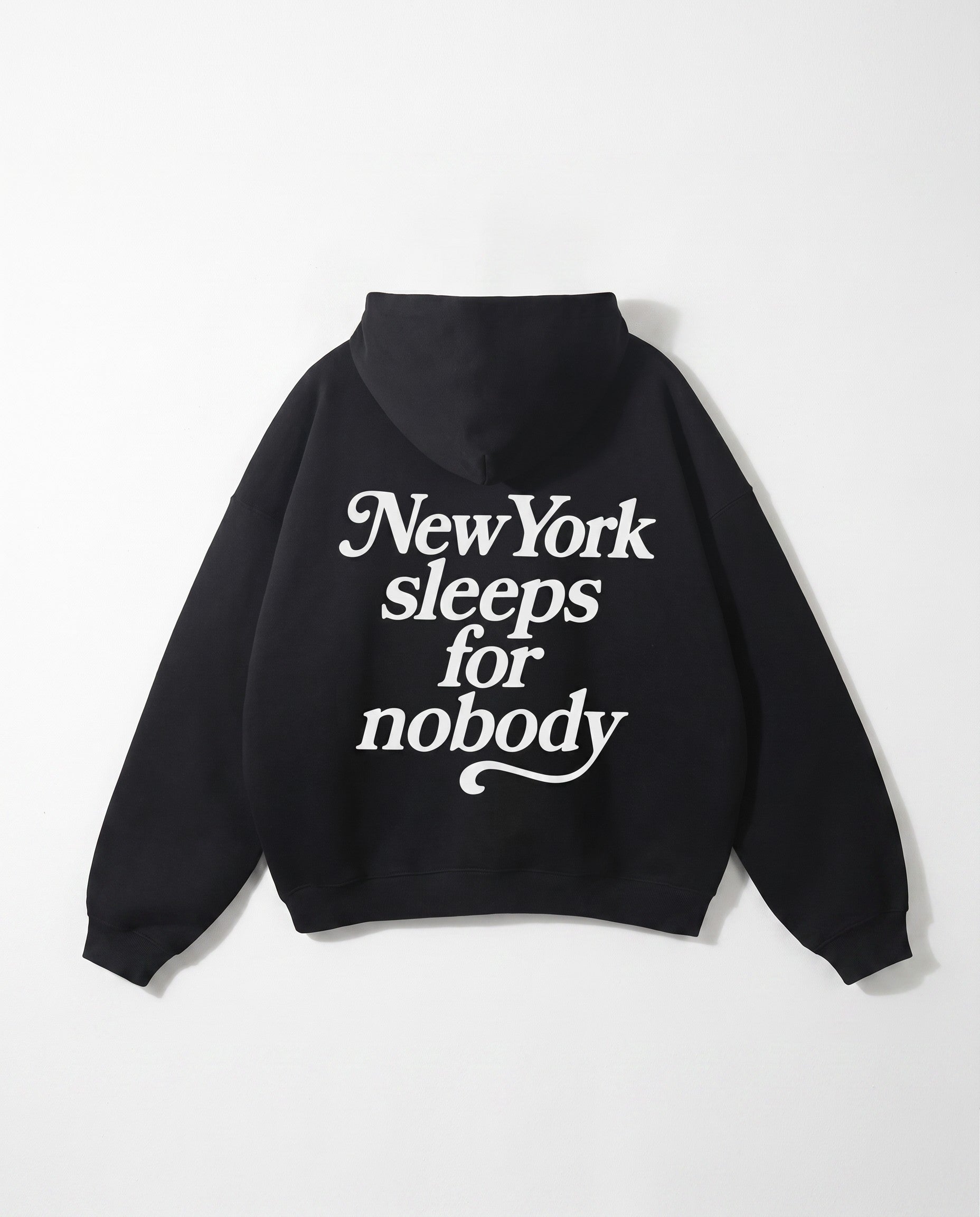 NY Never Sleeps Hoodie - White Wall Product