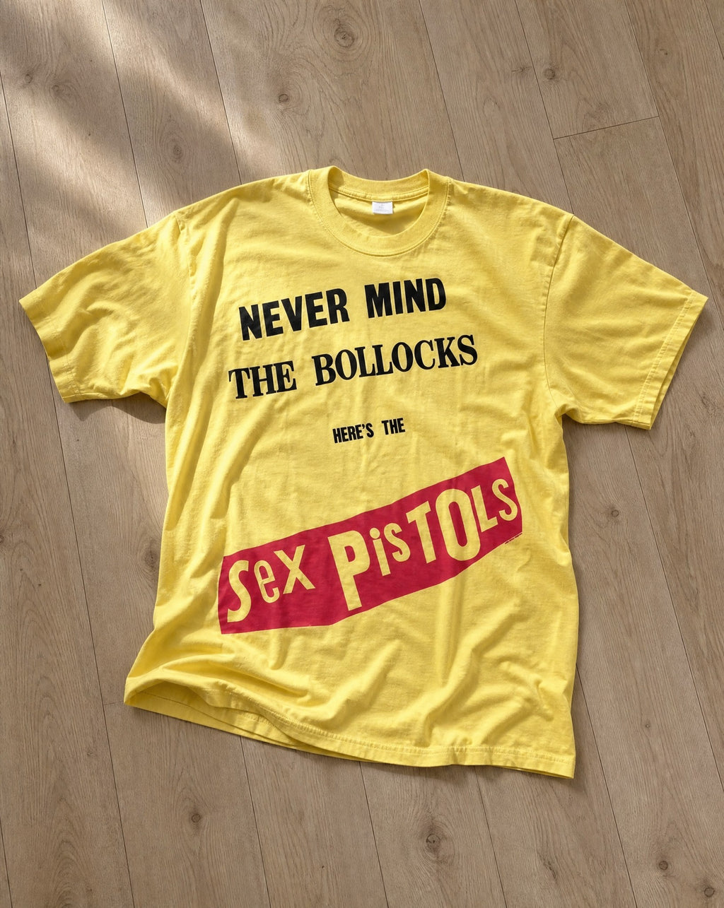 Never Mind The Bollocks Tee - Creative Flat