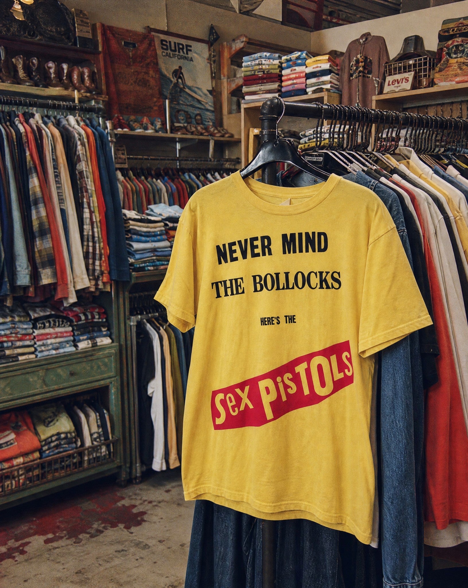 Never Mind The Bollocks Tee - Creative Flat