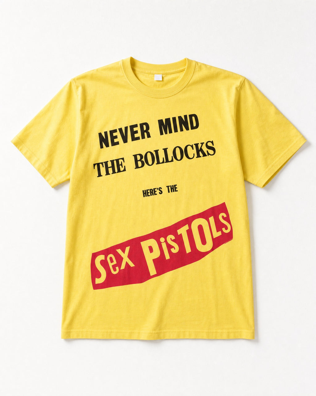 Never Mind The Bollocks Tee - White Wall Product