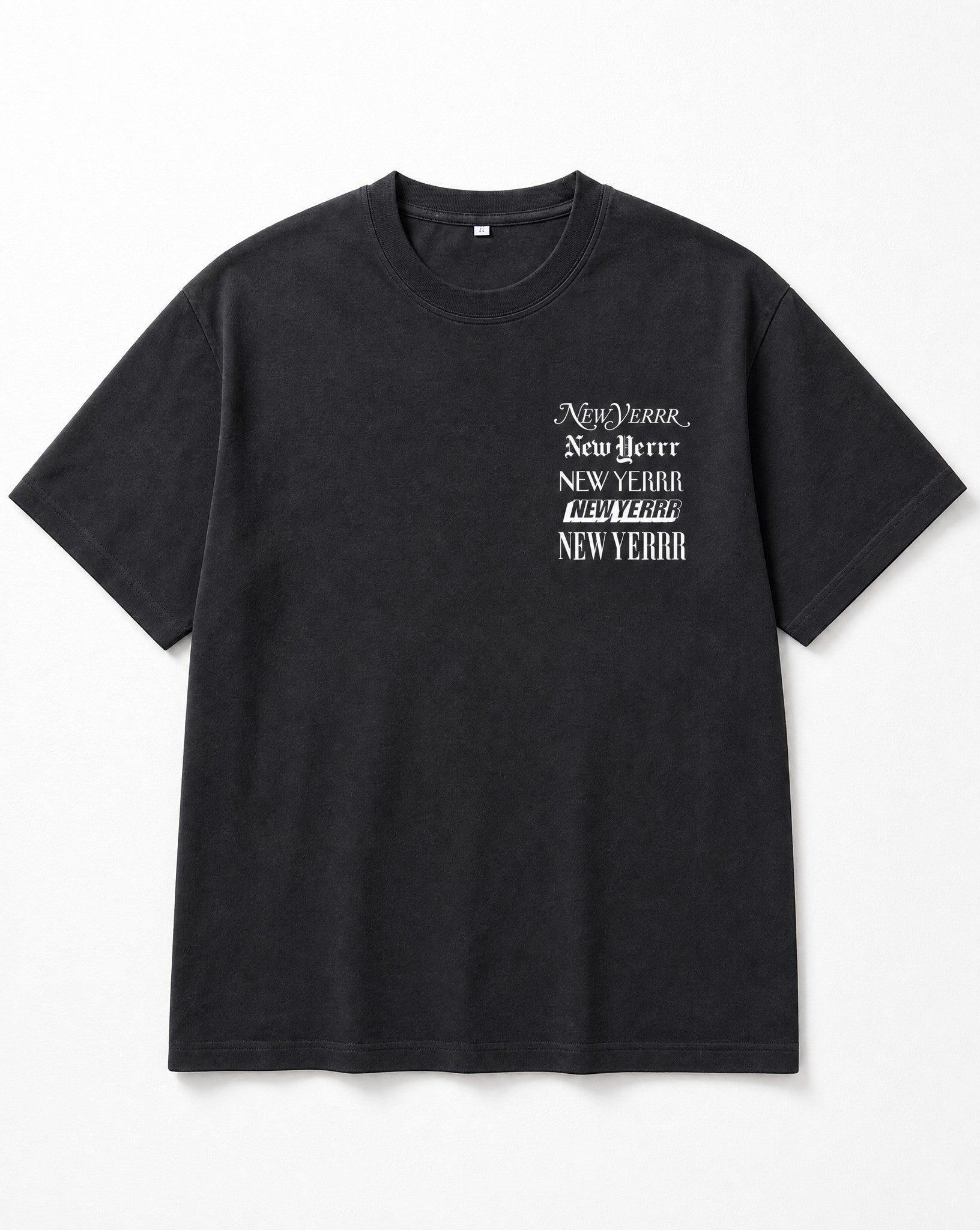 New Yerrr Tee in Black - WhiteWall Product