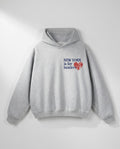 New York Hustle Hoodie in Grey - White Wall Product